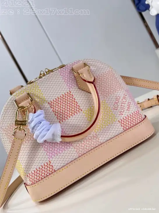 Official oldcobbler ALMA VUITTON LOUIS BB-23.5*17.5*11.5cm 0614